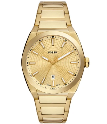 Fossil Men's Everett Three-Hand Date Stainless Steel Watch