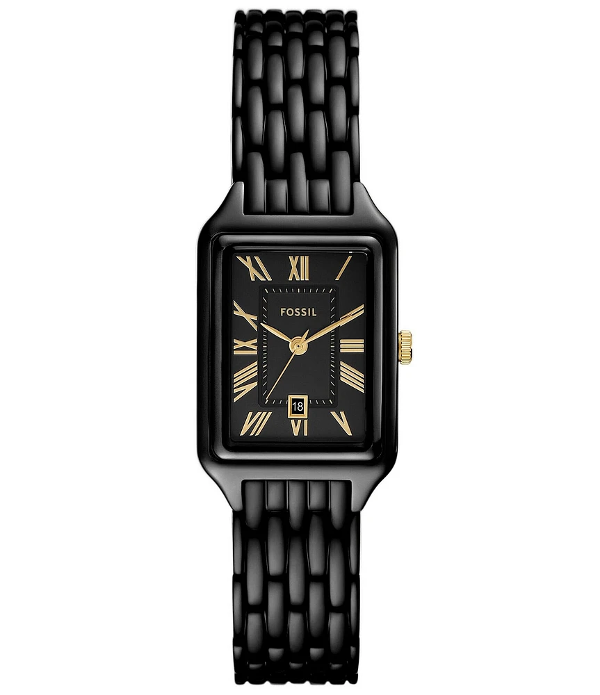Fossil Raquel Three-Hand Date Stainless Steel Bracelet Watch
