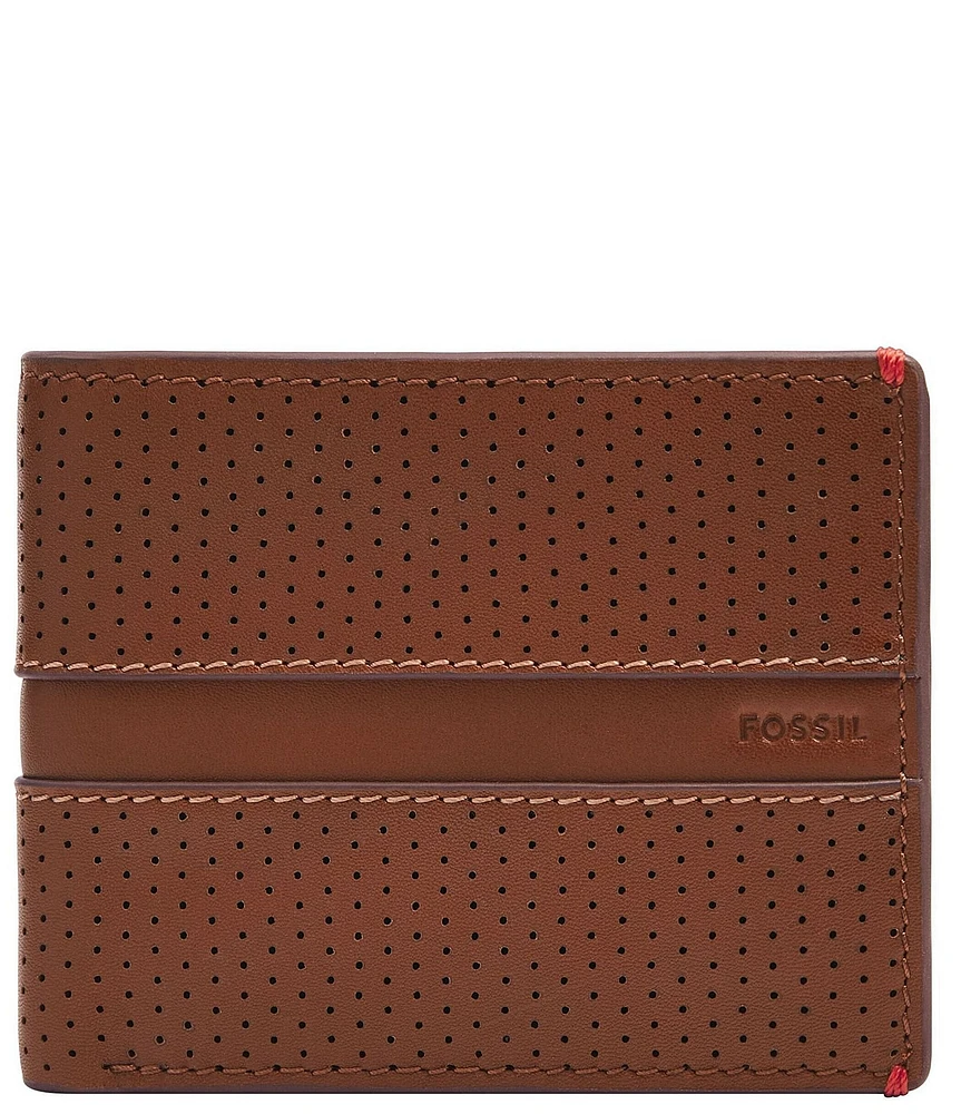 Fossil Sport Tourer Bifold With Flip ID Leather Wallet