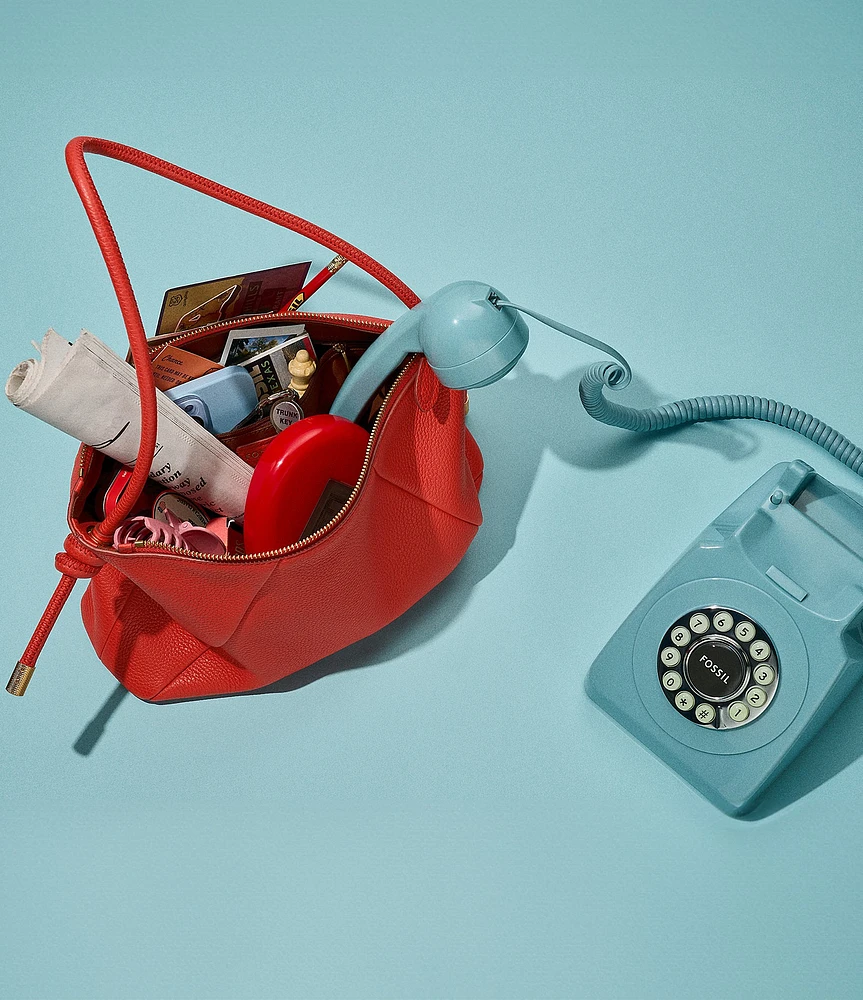 Fossil Willa Leather Slouchy Shoulder Bag