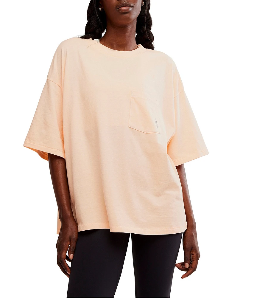 FP Movement Logo Tackle Crew Neck Short Sleeve Slouchy Tee