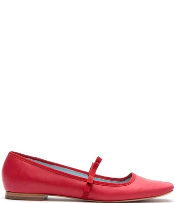 FRANCES VALENTINE Jude Leather Mary Jane Ballet Flats
