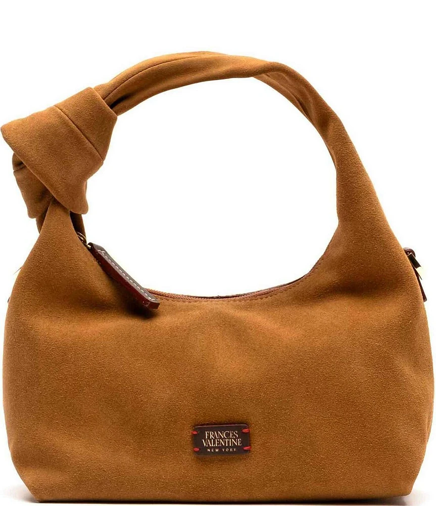 FRANCES VALENTINE Tinsley Hobo Suede Shoulder Bag