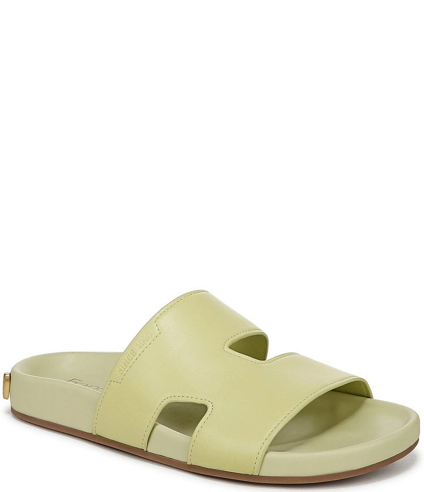 Franco Sarto Britt Leather Flat Slides