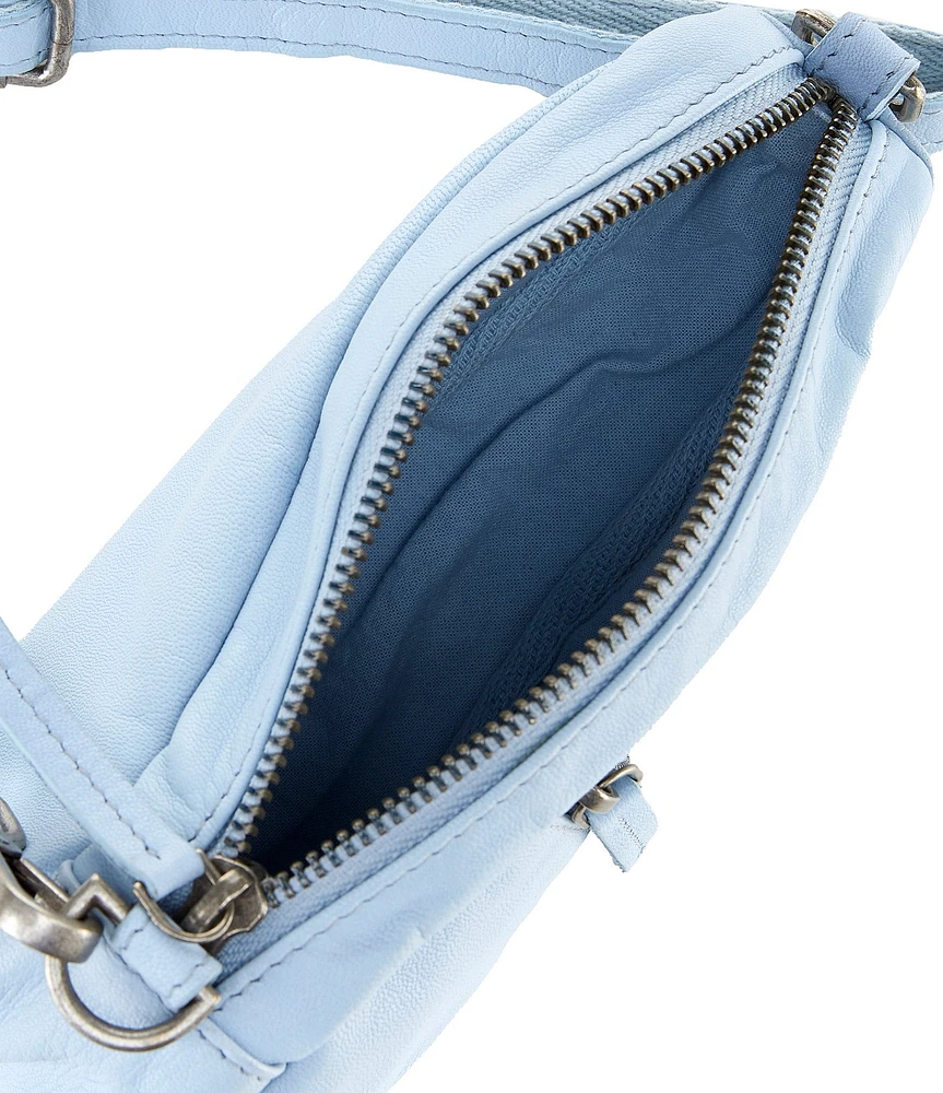 Free People Coffee Date Leather Mini Crossbody Bag