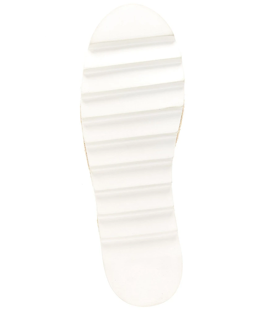 Free People Morning In Mykonos Crochet Platform Espadrille Wedges