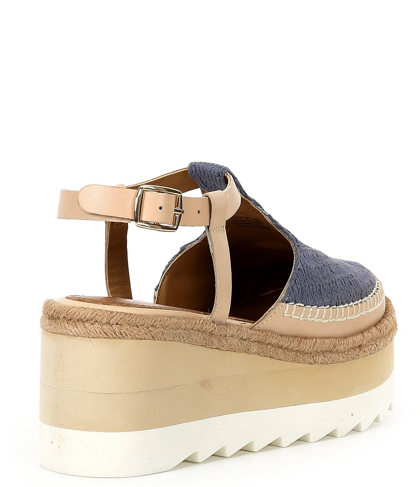 Free People Morning In Mykonos Crochet Platform Espadrille Wedges