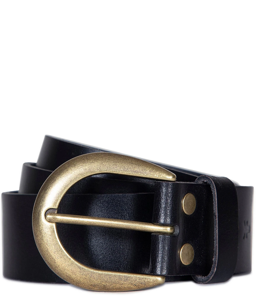Frye 1.49#double; Leather Belt
