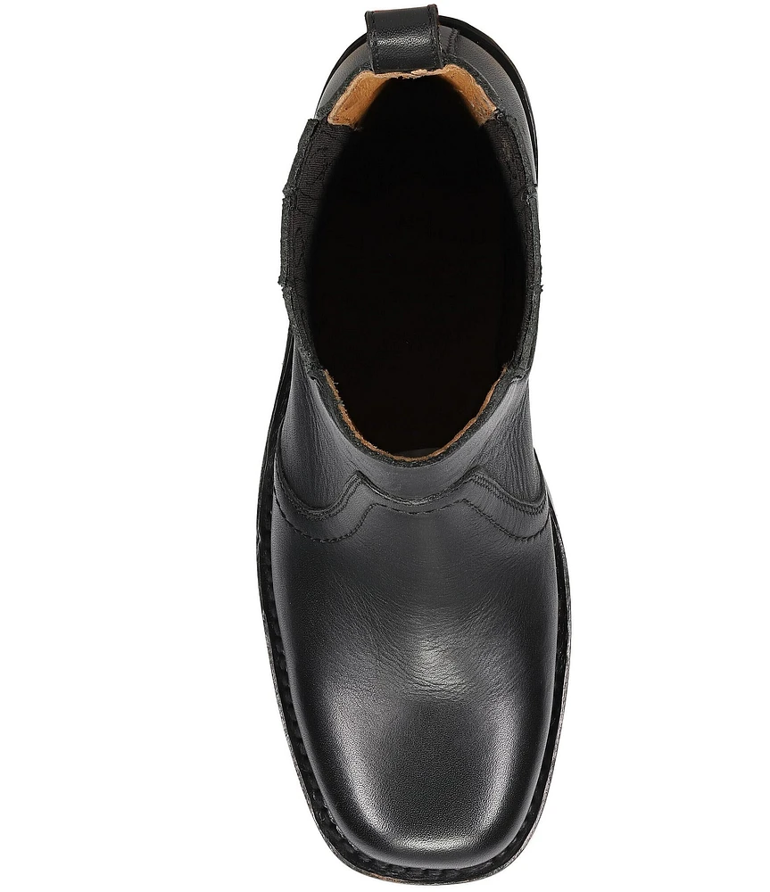 Frye Campus Chelsea Leather Booties