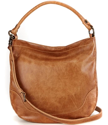 Frye Melissa Genuine Leather Slouchy Hobo Shoulder Bag