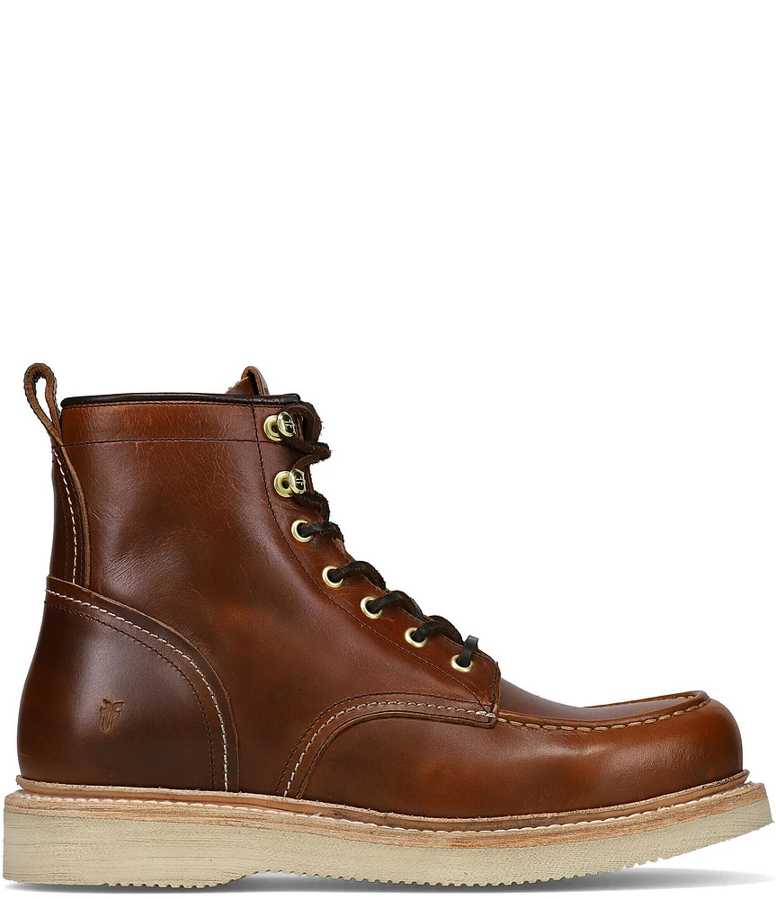 Frye Men's Hudson Leather Wedge Work Boots