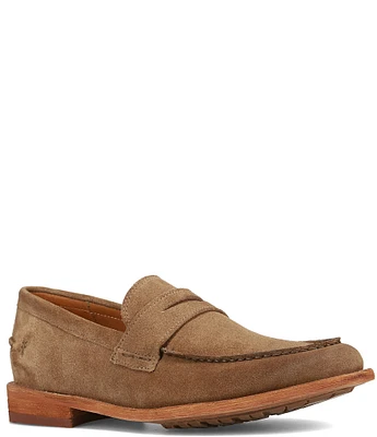 Frye Men's Tyler Flex Suede Penny Loafers
