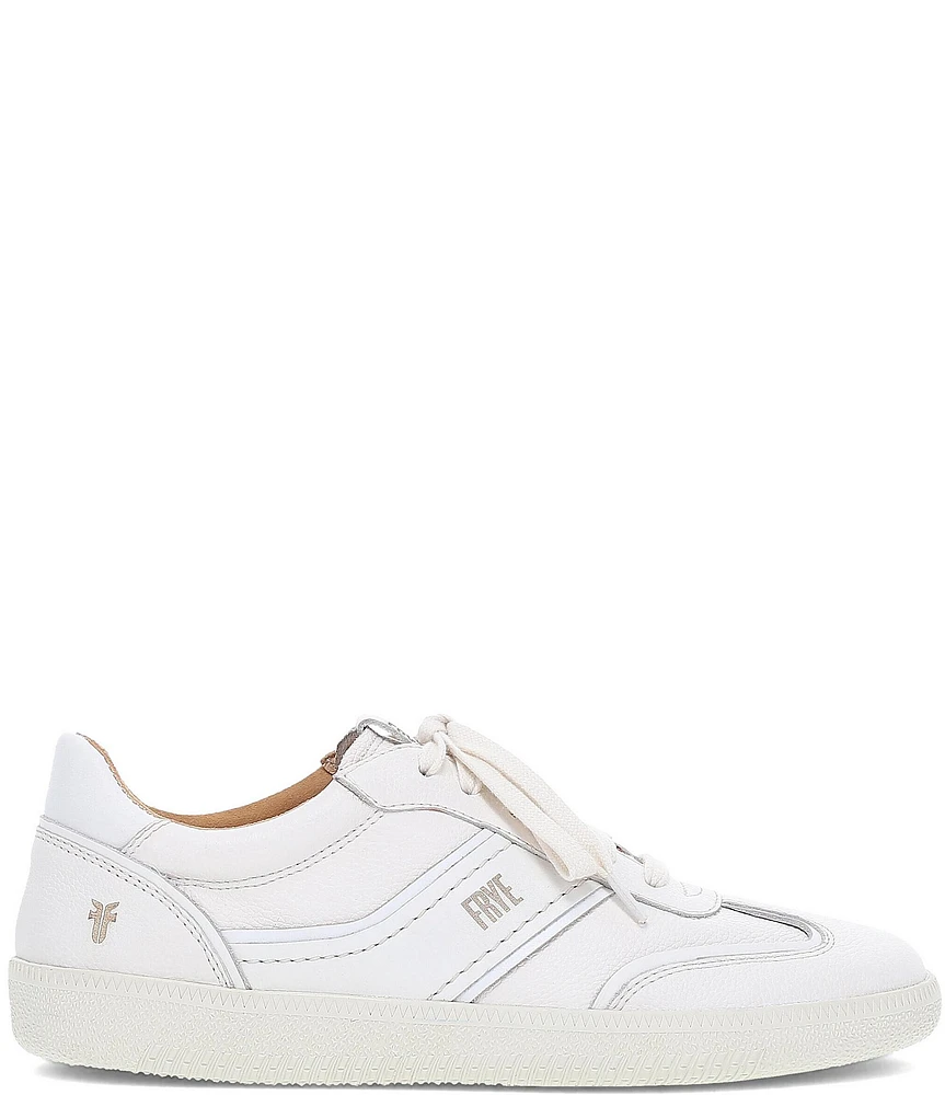 Frye Milly Leather Low Lace Up Sneakers
