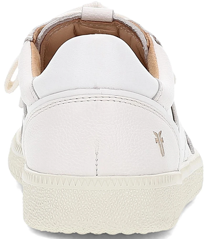 Frye Milly Leather Low Lace Up Sneakers