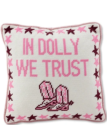 Furbish Trust Dolly Needlepoint Pillow