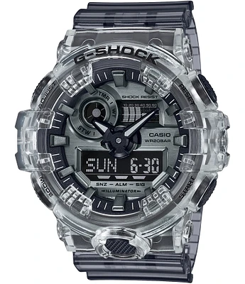 G-Shock Ana Digi Clear Skeleton Shock Resistant Watch