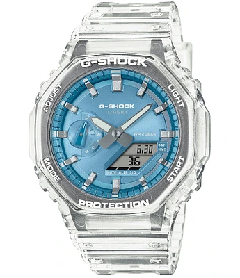G-Shock Men's Ana-Digi Clear Resin Strap Watch