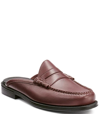 G.H. Bass Men's Winston Easy Weejun Leather Penny Loafer Mules