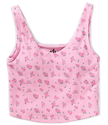 GB Active Big Girls Floral Print Tank Top