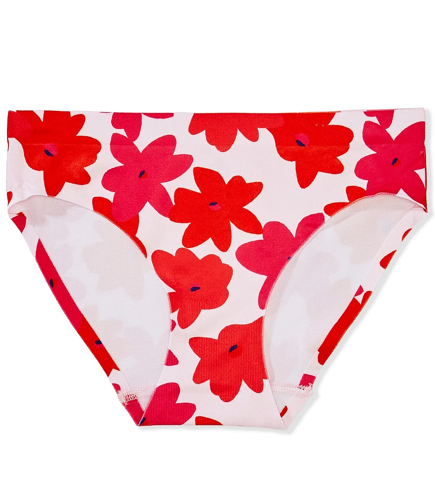 GB Big Girls Floral Print Seamfree Bonded Bikini Panties