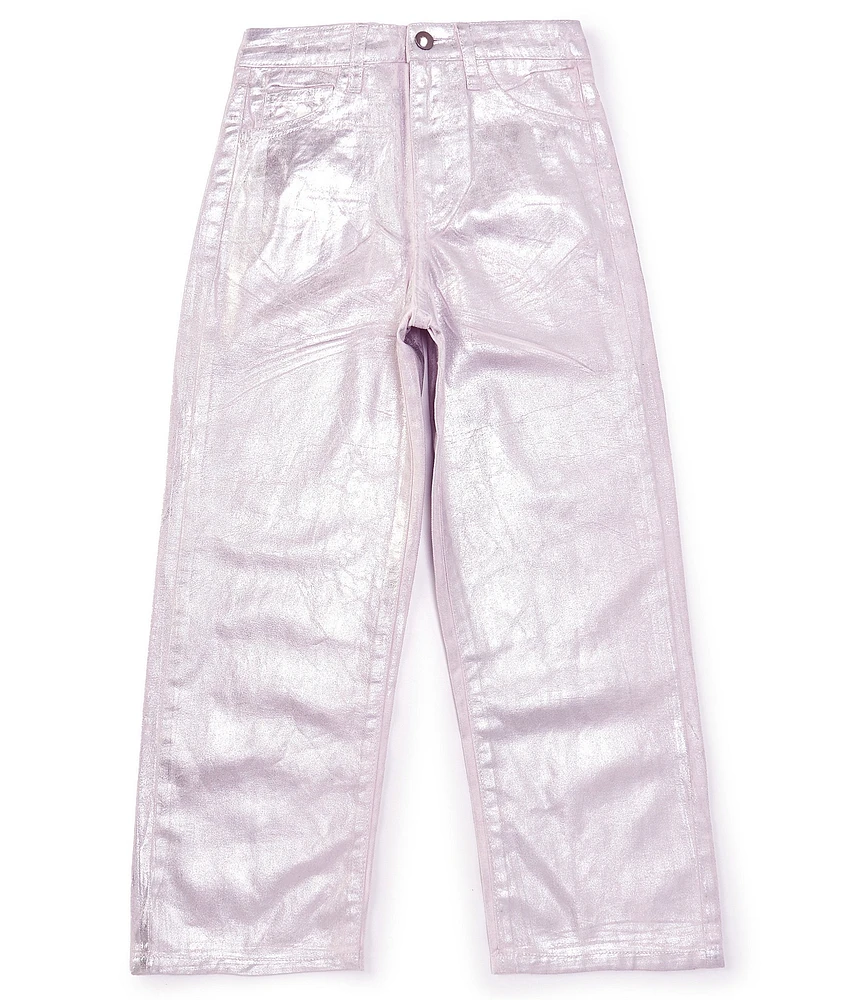 GB Big Girls Coated Straight Leg Pants