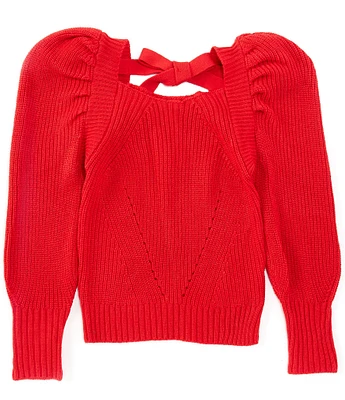 GB Big Girls Puff Sleeve Sweater