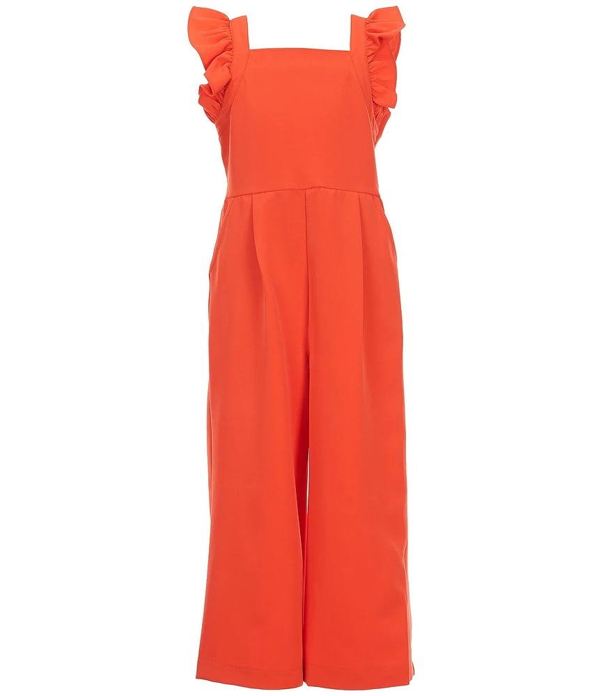 GB Big Girls Ruffle Sleeve Jumpsuit