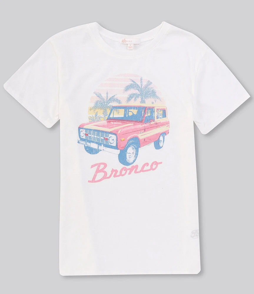 GB Big Girls Short-Sleeve Bronco Graphic T-Shirt