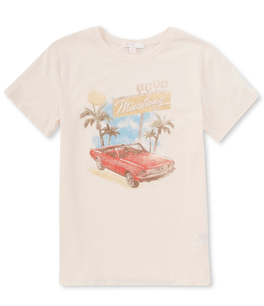 GB Big Girls Short-Sleeve Mustang Graphic T-Shirt