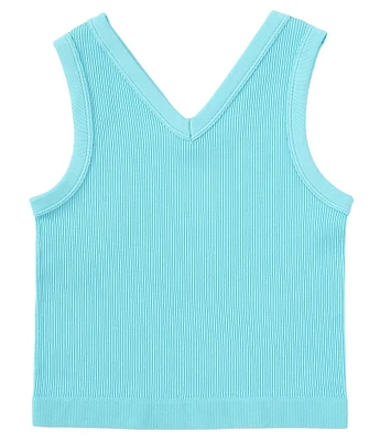 GB Big Girls Sleeveless V-Neck Seamless Tank Top