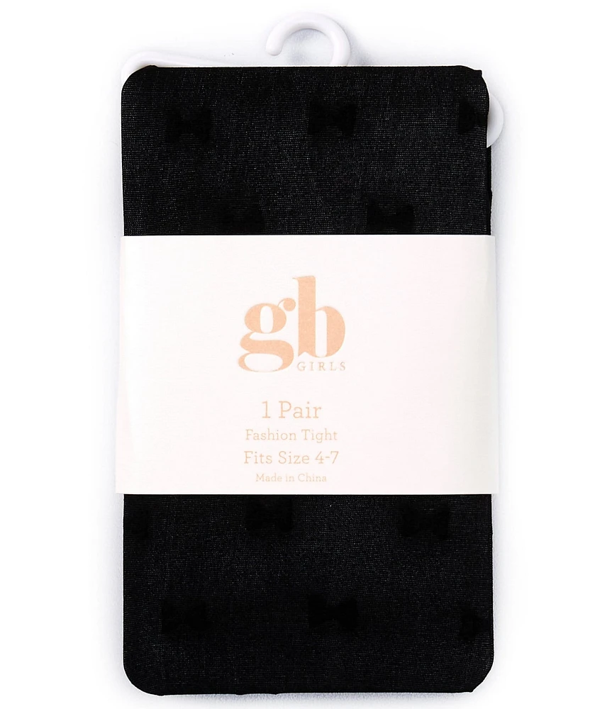 GB Girls 4-16 Bow Sheer Tights