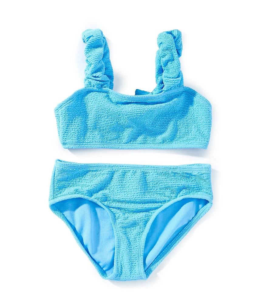 GB Little Girls Scrunch Bungee Strap 2-Piece Swimsuit