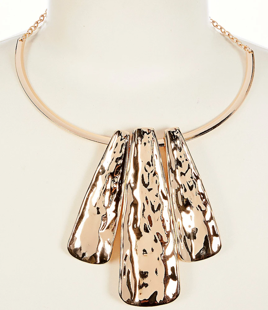Gemma Layne Bar Pendants Statement Necklace