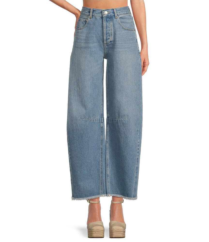 Gianni Bini Amber Barrel High Rise Denim Jeans