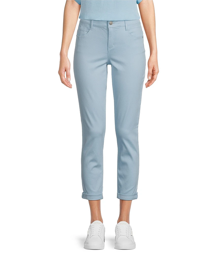 Gibson & Latimer Perfect Fit Roll-Cuff Skinny Twill Pants