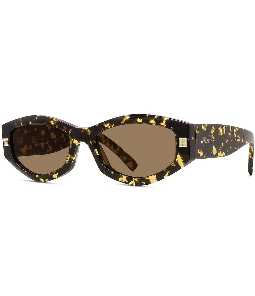 Givenchy Women's GV Day 54mm Geometric Cat Eye Havana Sunglasses