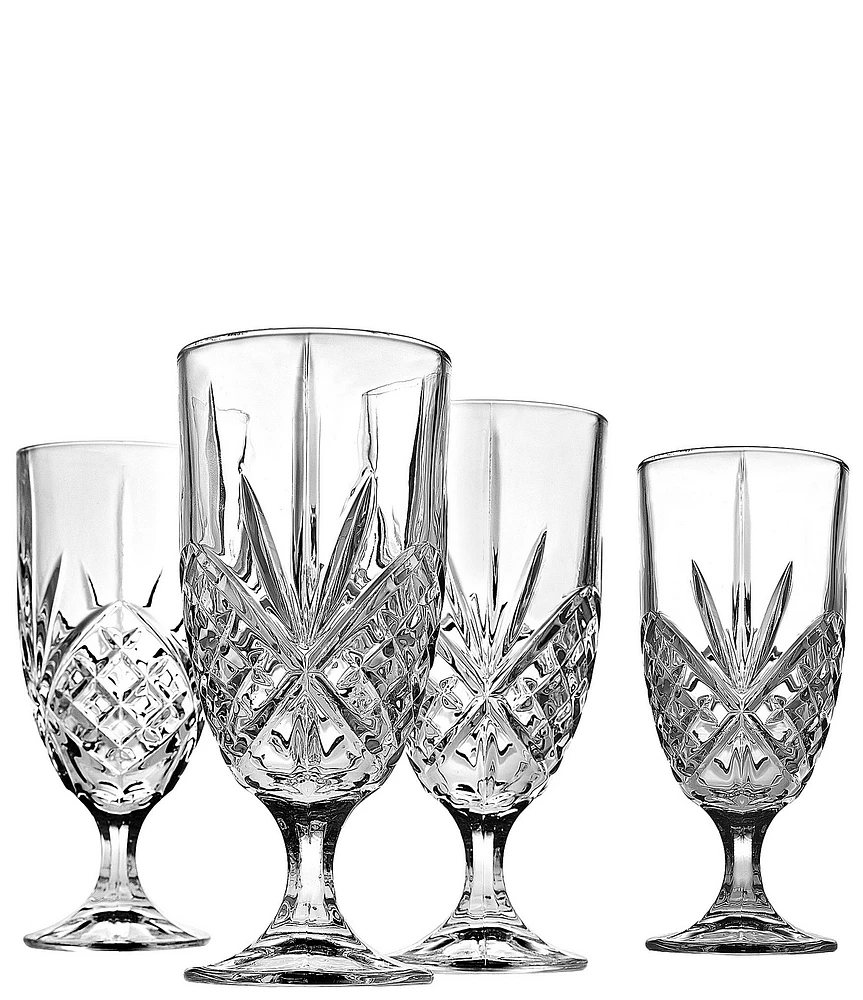 Godinger Dublin Crystal Ice Tea Glasses, Set of 4