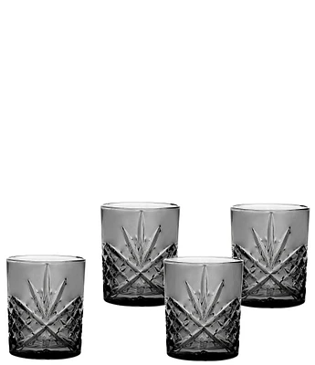 Godinger Dublin Midnight Double Old Fashion, Set of 4