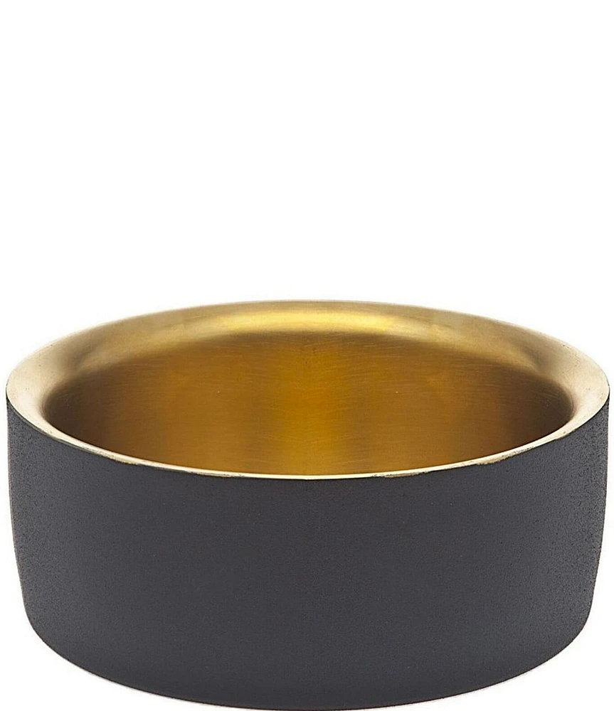 Godinger Encalmo Black and Gold Wine Coaster