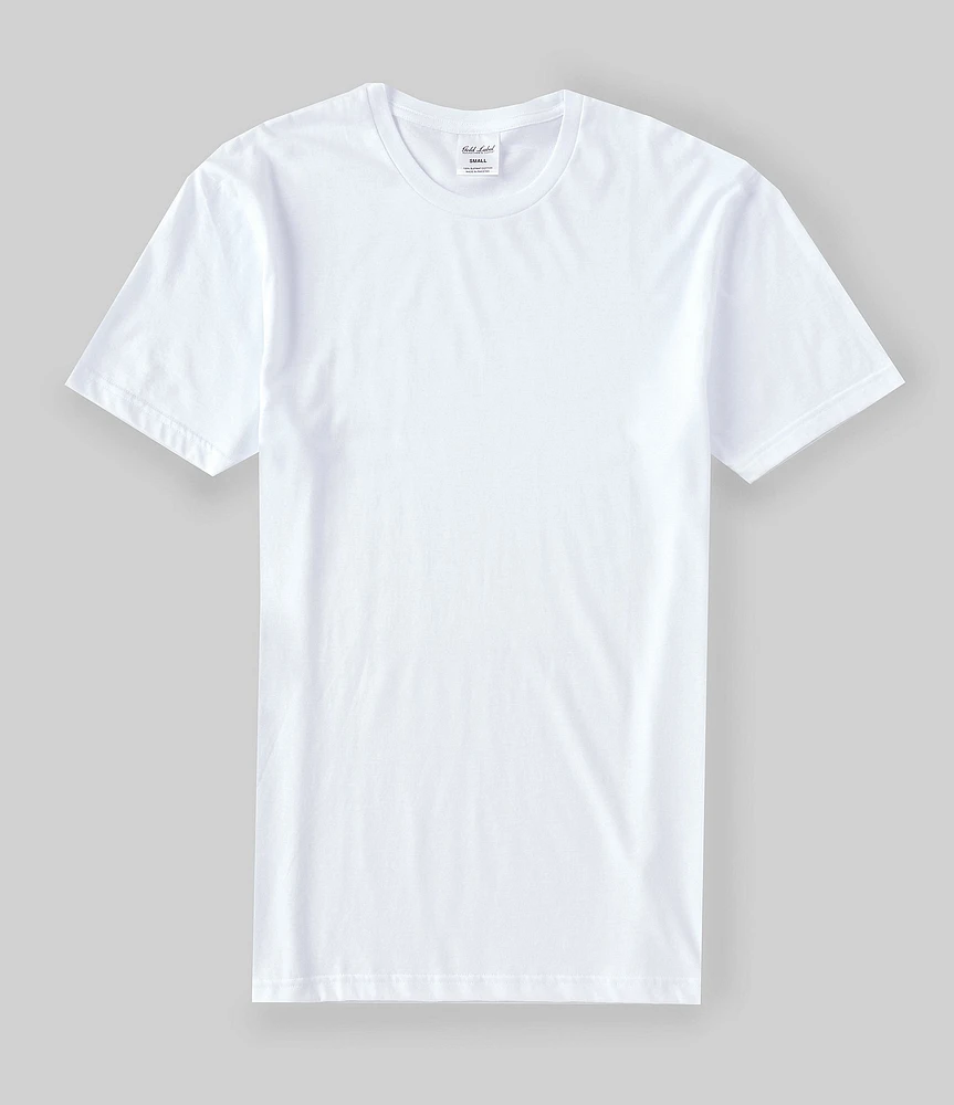 Gold Label Roundtree & Yorke Supima Cotton Crew Neck Undershirts 3-Pack