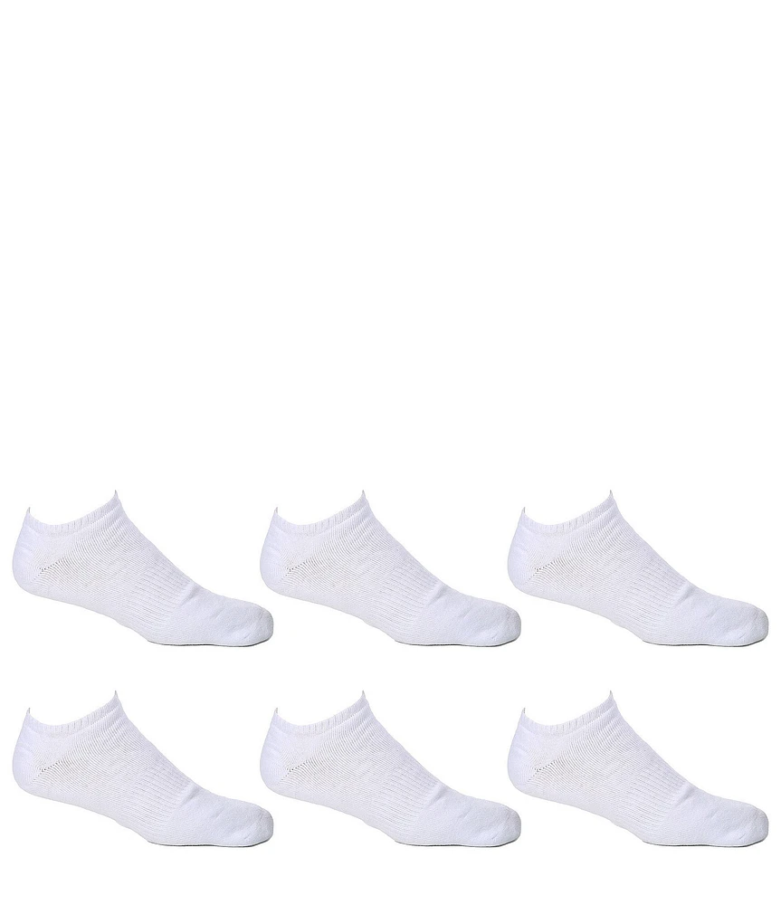 Gold Label Roundtree & Yorke Big & Tall Cushion 6-Pack No Show Athletic Socks