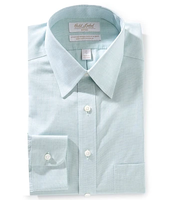 Gold Label Roundtree & Yorke Big & Tall Fitted Non-Iron Point Collar Solid Dress Shirt