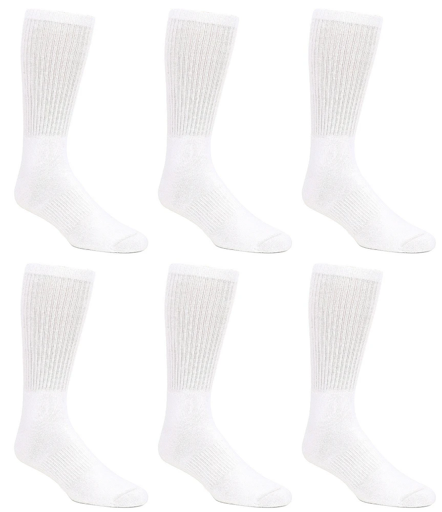 Gold Label Roundtree & Yorke Crew Athletic Socks 6-Pack