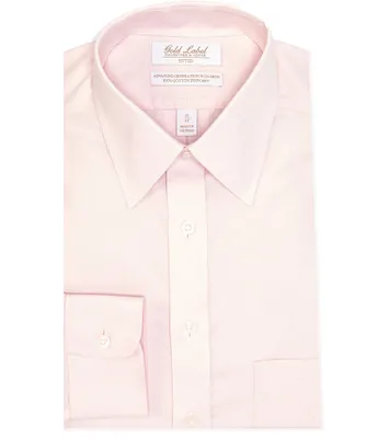Gold Label Roundtree & Yorke Non-Iron Fitted Point Collar Dress Shirt