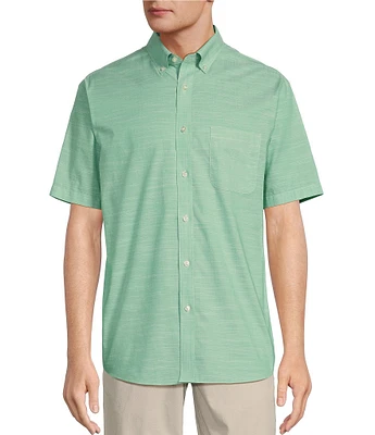 Gold Label Roundtree & Yorke Full Fit Non-Iron Solid Short Sleeve Sport Shirt