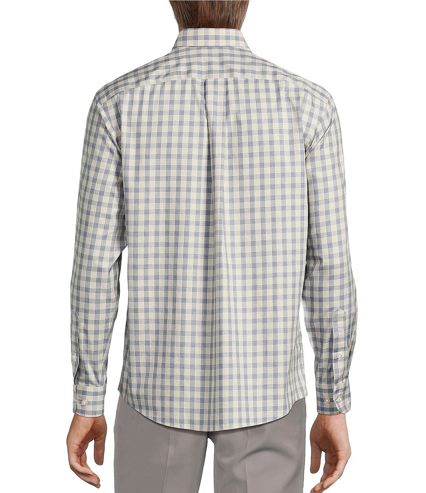 Gold Label Roundtree & Yorke Non-Iron Long Sleeve Check Sport Shirt
