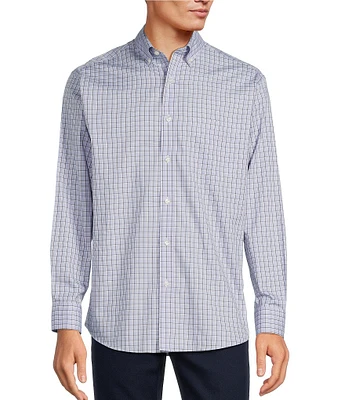 Gold Label Roundtree & Yorke Non-Iron Long Sleeve Small Check Sport Shirt