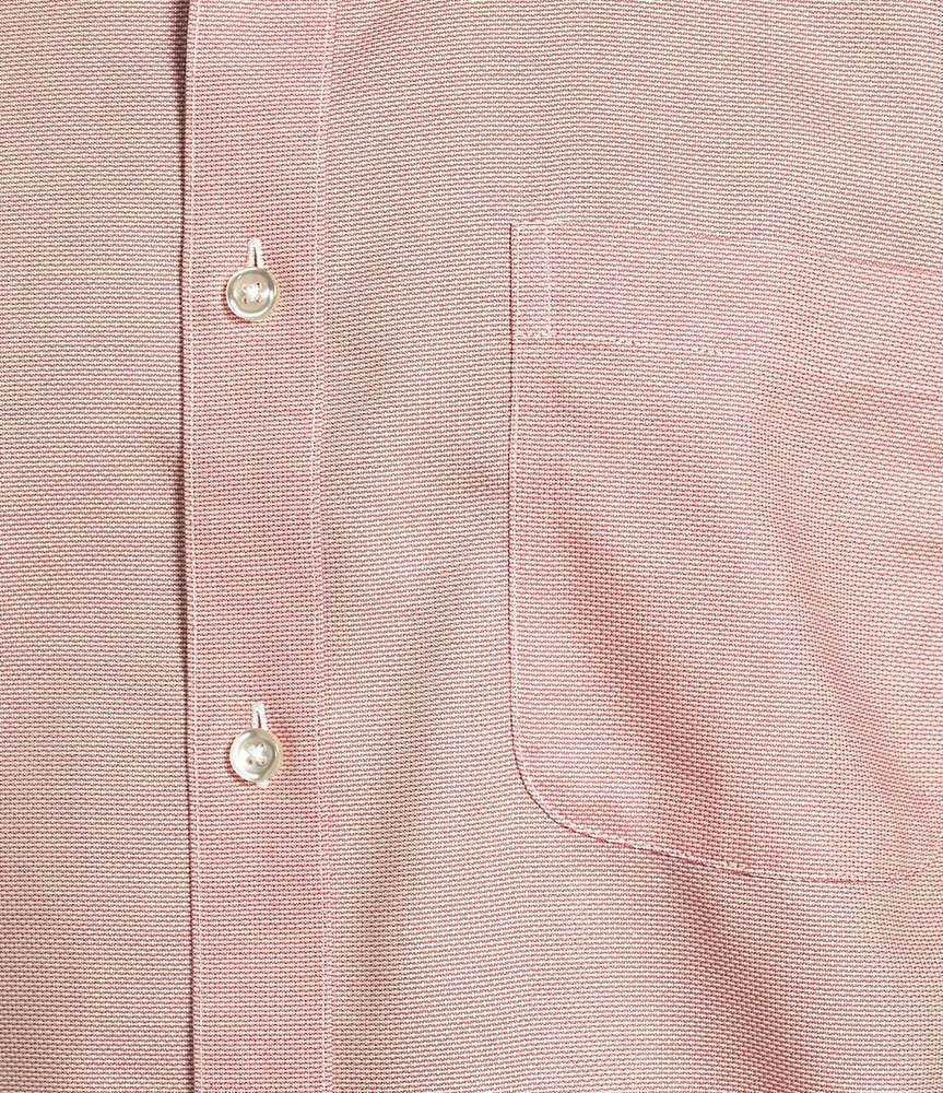 Gold Label Roundtree & Yorke Non-Iron Short Sleeve Solid Dobby Sport Shirt