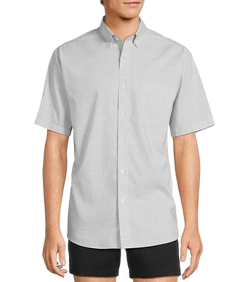 Gold Label Roundtree & Yorke Non-Iron Short Sleeve Solid Sport Shirt