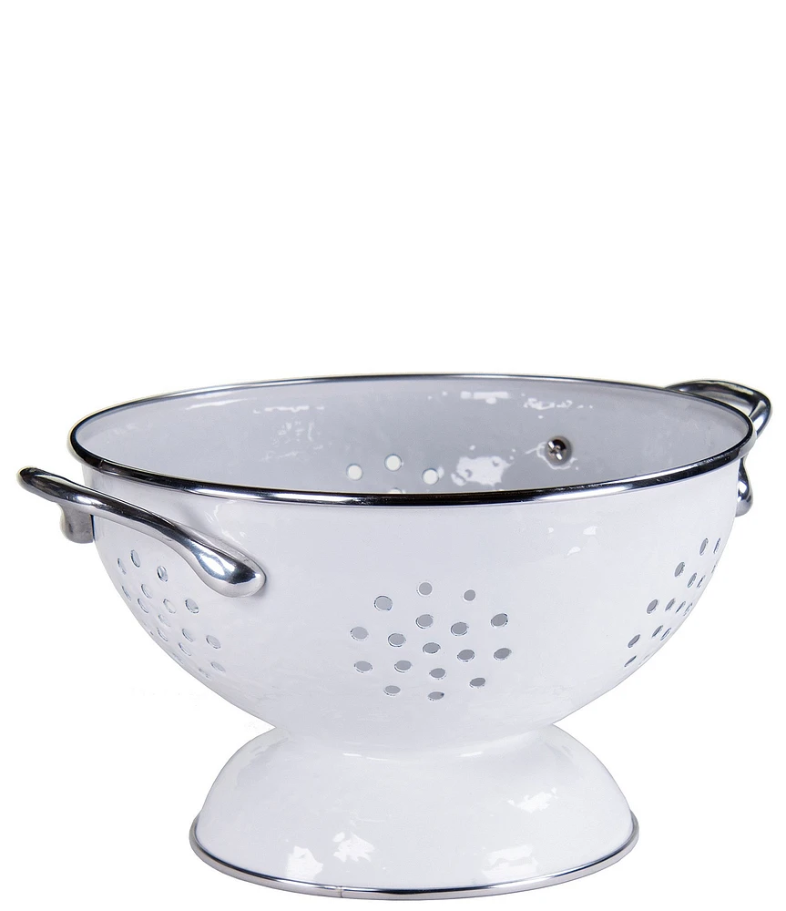 Golden Rabbit Enamelware Solid Texture Colander